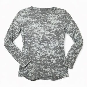 Y2K-Inspired Eyelash Sheer Mesh Long Sleeve Top – Size Medium